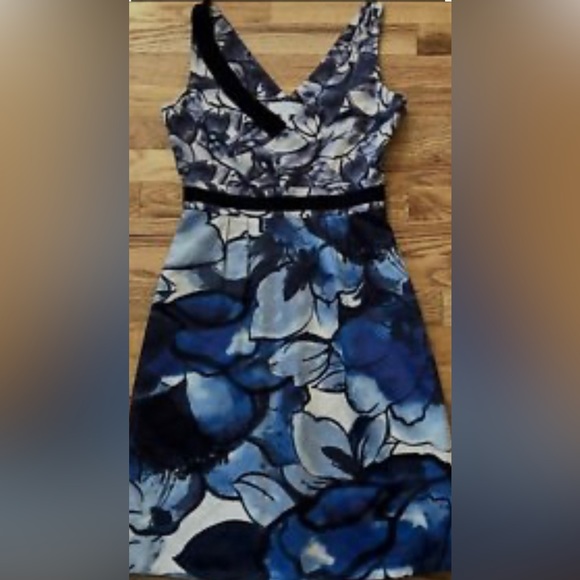 Anthropologie Moulinette Soeurs Watercolor Indigo Garden Summer Wedding … - Picture 11 of 15